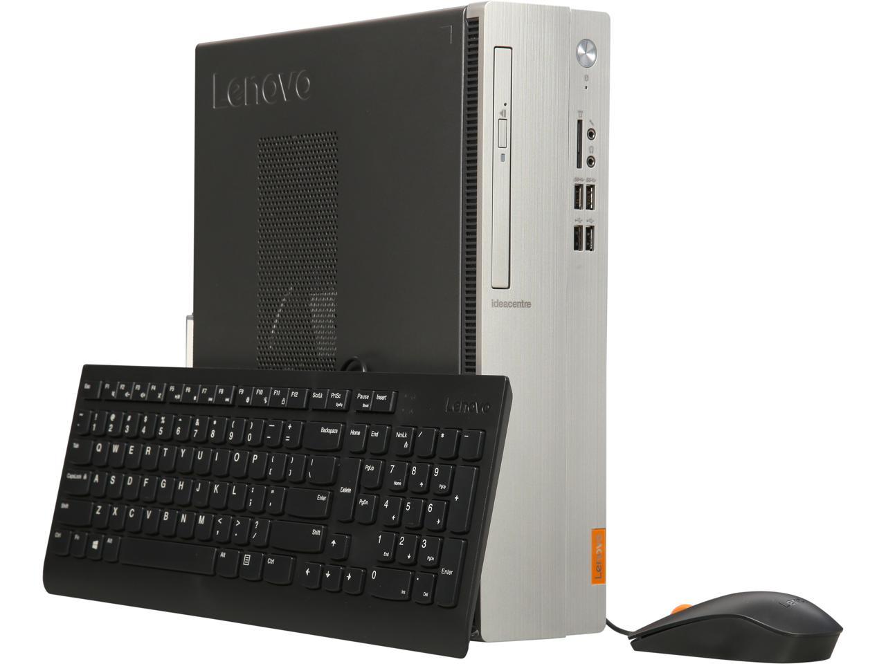 Lenovo Desktop Computer IdeaCentre 310S-08ASR 90G90066US A6-Series APU A6-9225 (2.60 GHz) 4 GB DDR4 1 TB HDD AMD Radeon R4 Windows 10 Home 64-bit